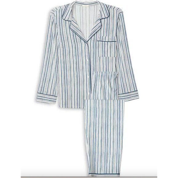 EBERJAY Gisele Striped Pajama Set Size Large - Picture 1 of 8